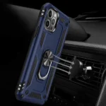 iPhone 12 Pro Max Navy Blue Ring Case - Image 5