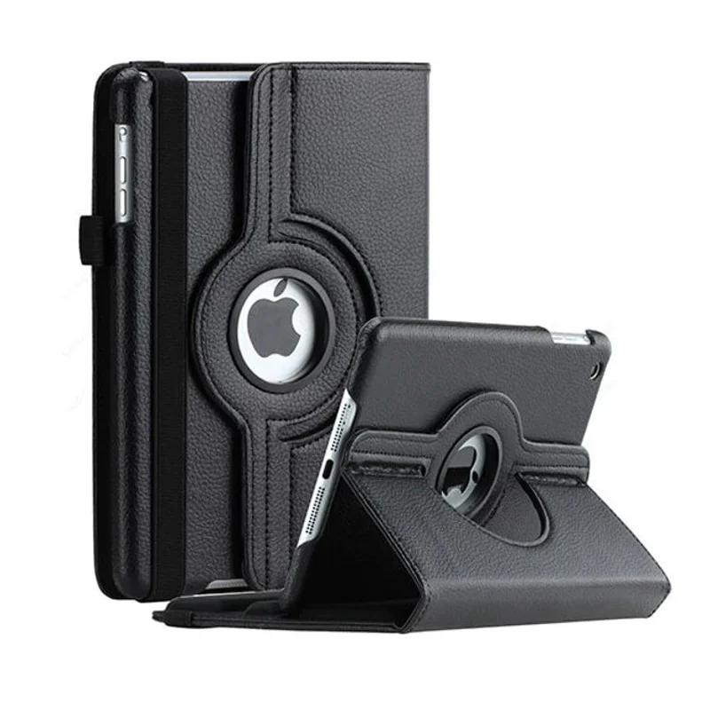 black Apple iPad Air 13 2024 360 Rotating Stand Case (Black) - Image 1