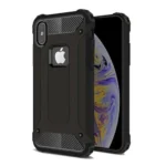 iPhone XS Max Black Rugged Armor Case