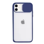 iPhone 11 Blue Tough Case with Sliding Camera Protector