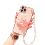 iPhone 12 Pro Flower Case – Pink