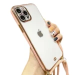iPhone 12 Pro Max Pink Chain Case