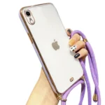 iPhone XR Purple Chain Plating Case
