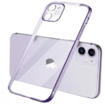 iPhone 12 Electroplating Clear Case – Purple