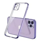 iPhone 12 Pro Max Purple Clear Case