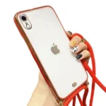 iPhone XR Red Chain Plating Case