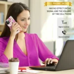 iPhone 14 Plus Purple Marble Wallet Case with Card Holder Flip Cover - Image 10