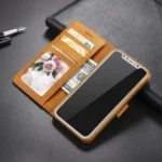 iPhone 12 Wallet Flip Case – Black - Image 7