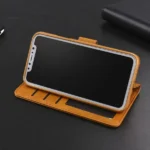 iPhone 12 Mini Wallet Case Shockproof Leather Flip Cover – Blue - Image 7