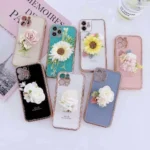 iPhone 12 Pro Flower Shockproof Case – Purple - Image 4