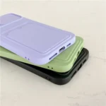 iPhone 11 Pro Max Green Sliding Camera Wallet Case - Image 7