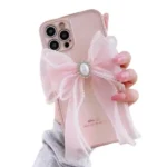 iPhone 12 Butterfly Luxury Case – Pink