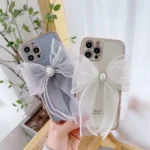 iPhone 12 Butterfly Luxury Case – White - Image 4