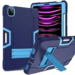Apple iPad Air 13 2024 Heavy Duty Kickstand Case (Navy Blue)