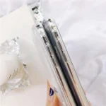 iPhone 11 Pro Max Blue Liquid Glitter Gel Case - Image 7