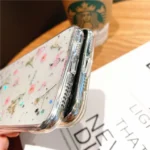 iPhone 11 Pro Max Purple Dry Flower Glitter TPU Case - Image 6