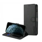 iPhone 12 Wallet Flip Case – Black