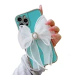 iPhone 12 Butterfly Luxury Case – Blue