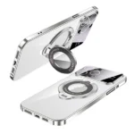 iPhone 15 Plus MagSafe Rugged Case – Silver